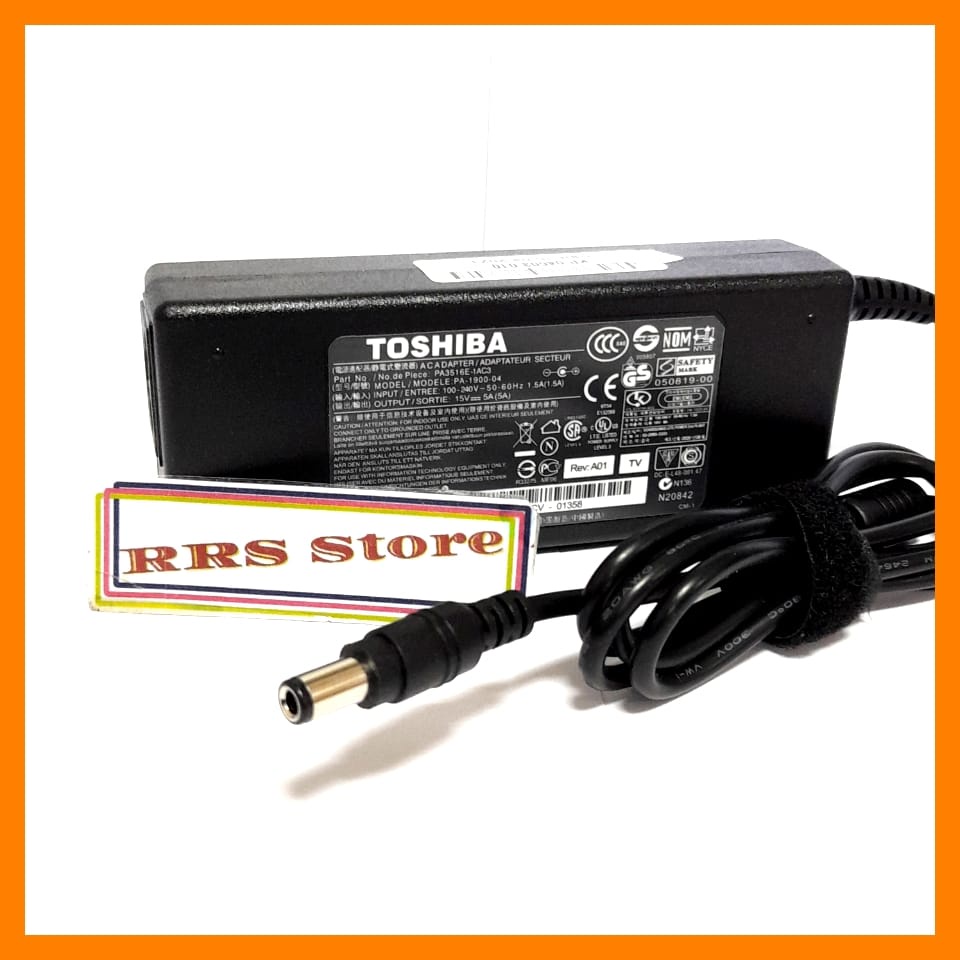 ADAPTOR CHARGER TOSHIBA 15V 5A PA3083U-1ACA Compatible Toshiba Tecra A7 A8 A9 A10 Toshiba Portege M700, M700-S7001X, M700-S7002, M700-S7008, M700-S7008X, M700-S7003V, M700-S7003X, M700-S7004V Toshiba Portege M750-S7201, M750-S7202, M750-SP1801A, M750-SP18