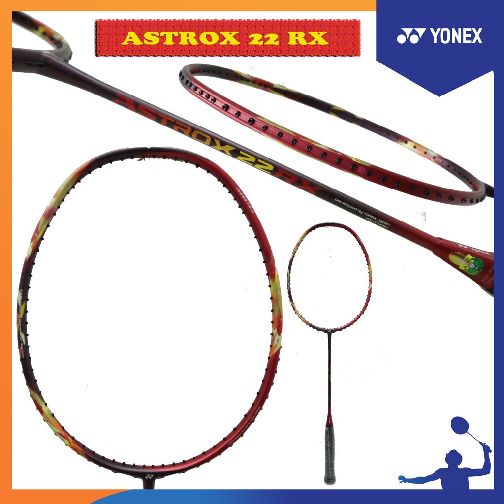 PAKET SIAP TEMPUR YONEX Raket Badminton Astrox 22 RX ORIGINAL