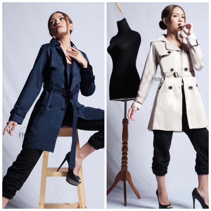 VINLEY COAT WINTER COAT WANITA JAKET MUSIM DINGIN SUEDE