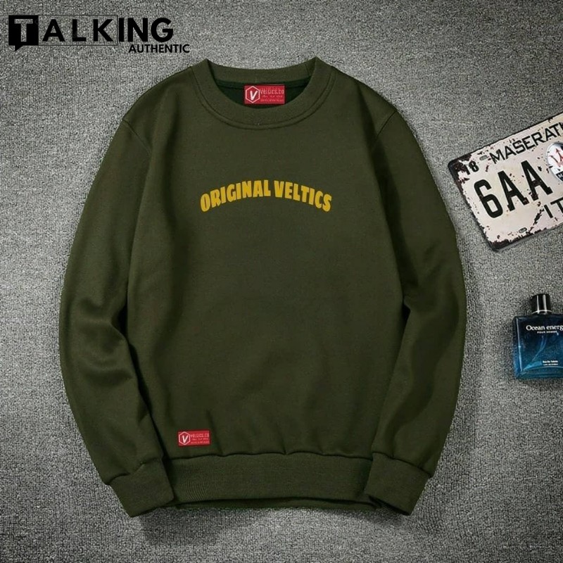 Crewneck Original Veltics Pria Higt Quality Premium Sweater Crewneck Distro Unisex Bigsize Ori