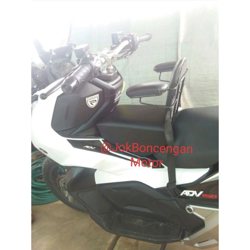 KURSI JOK BONCENGAN MOTOR ANAK UNTUK MOTOR HONDA ADV , HONDA PCX,  YAMAHA NMAX 2013-2019