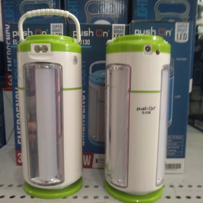 Lampu Senter Emergency Light 30 Watt Push On EL-3130 Super Bright LED Long Live 20 Jam