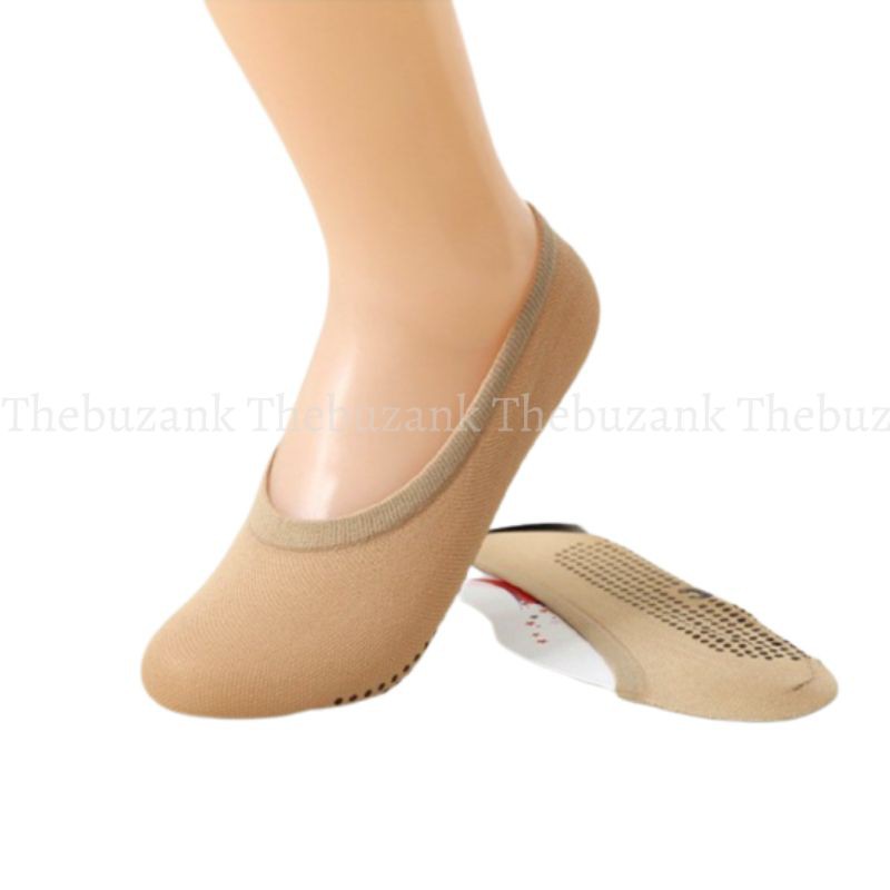 KAOS KAKI BALET / KAOS KAKI PENDEK / HIDDEN SOCK IMPORT-cream kulit