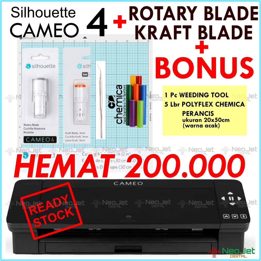 

Paket Hemat Mesin Cutting Silhouette Cameo 4 Pisau Rotary Kraft Blade