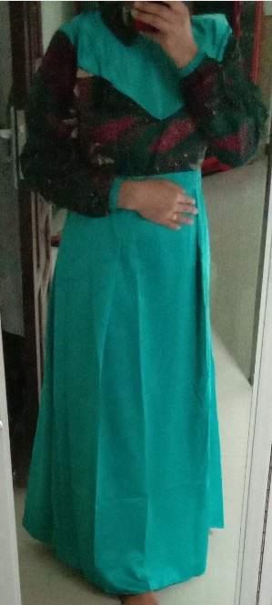 Couple Batik Gamis Pesta/couple Batik Modern