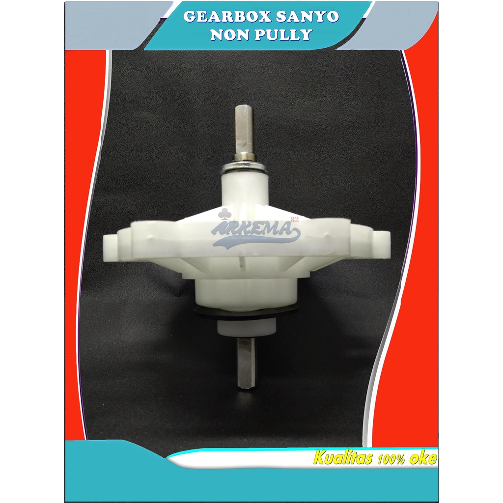 GEAR BOX MESIN CUCI 2 TABUNG SANYO NON PULI TIPIS | GEARBOX / GIRBOX / GERBOX  SANYO UMUM