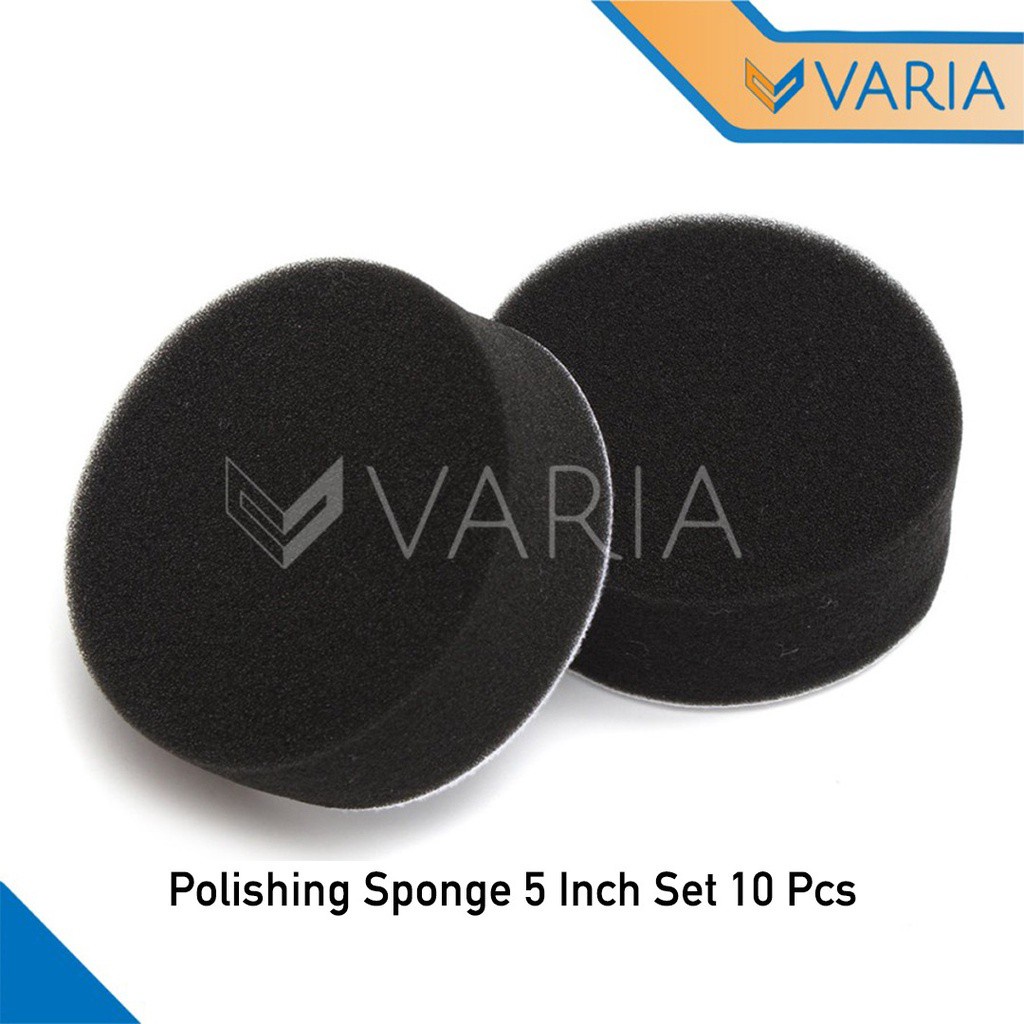 Spon Poles 5 Inch Set 10 Pcs Sponge Polishing Car Buffing Pads Foam