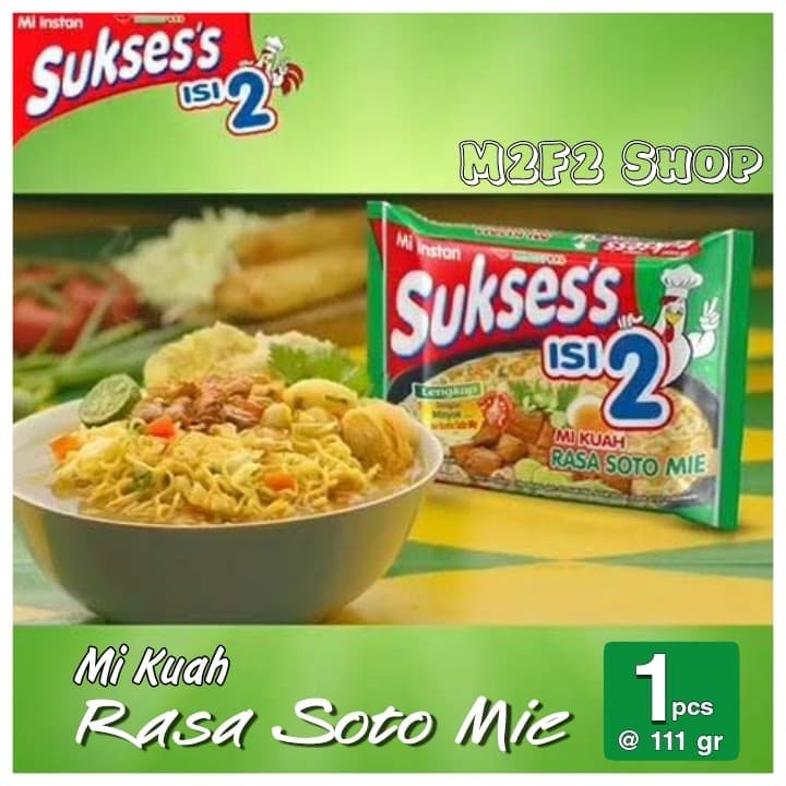 

Mie Suksess | Mi Sukses Instant Kuah Rasa Soto Mie - 111 gr (Kemasan Satuan)