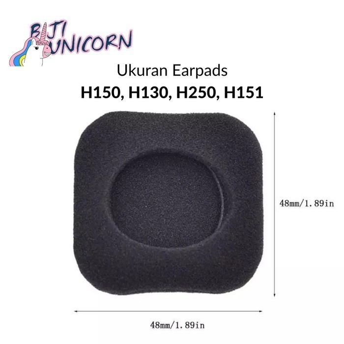 Earcup Earpad Ear Cushion Cushion Logitech H150 H130 H250 H151 Busa Bantalan Foam