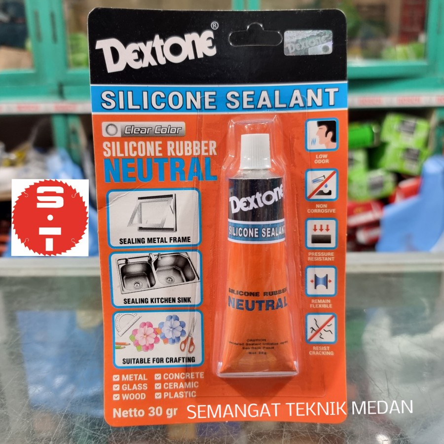 Jual Lem Silikon Silicone Sealant Kaca Neutral Netral Clear Gram Dextone Shopee Indonesia