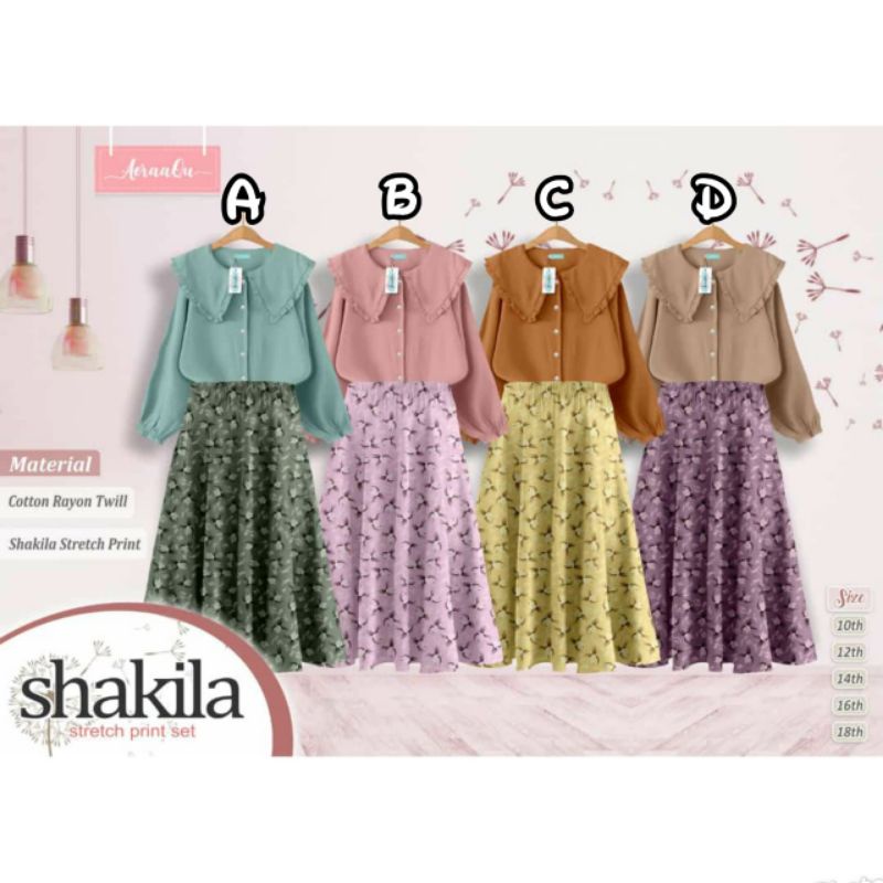 Shakila Stretch Print Set by Aeraaqu batch 2