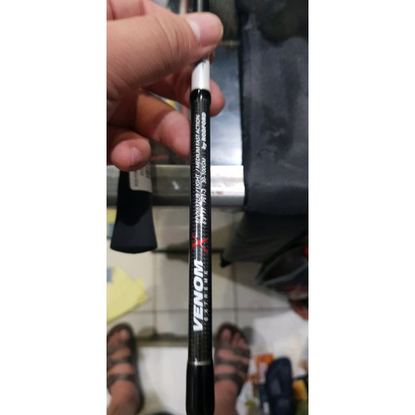 joran rod ford venom xtreme 632 ljb pe 1-3 joran bait casting joran over head