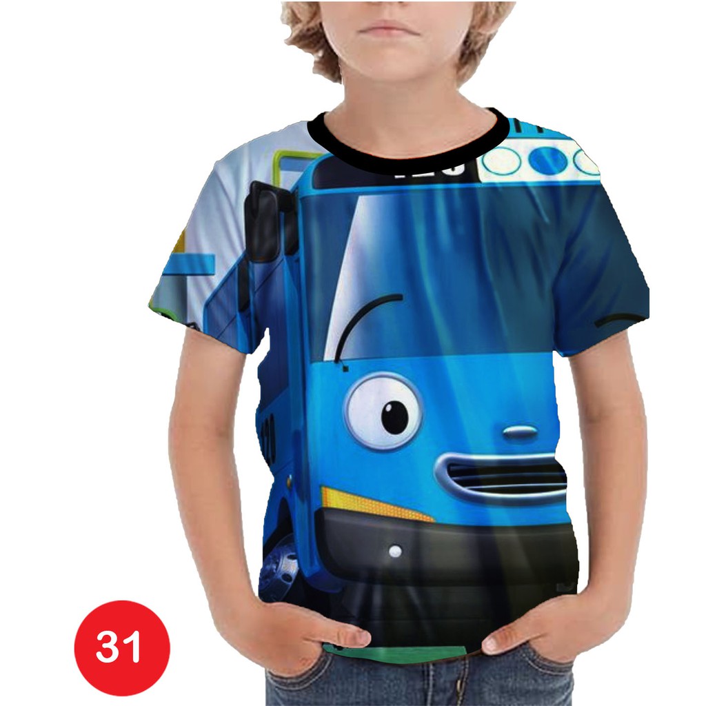 Baju Tayo the Little Bus Baju Anak Printing #31