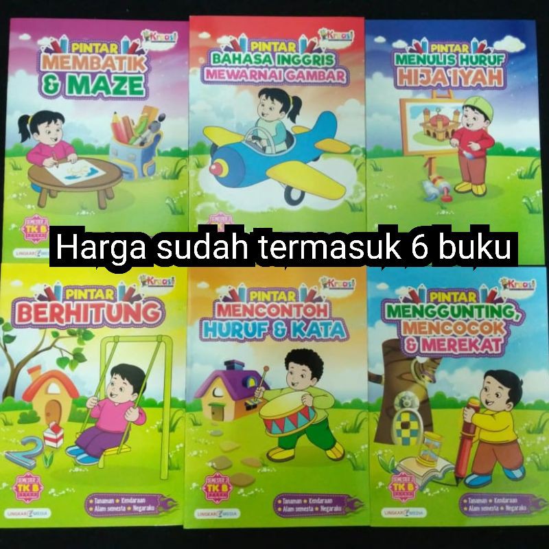 Paket buku belajar TK B semester 2