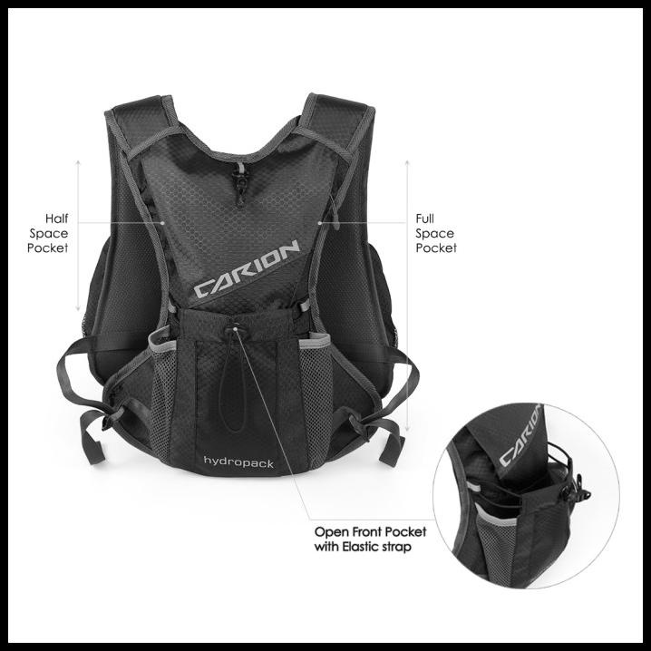 Tas Ransel Sepeda Hydropack Carion Casey - Hitam