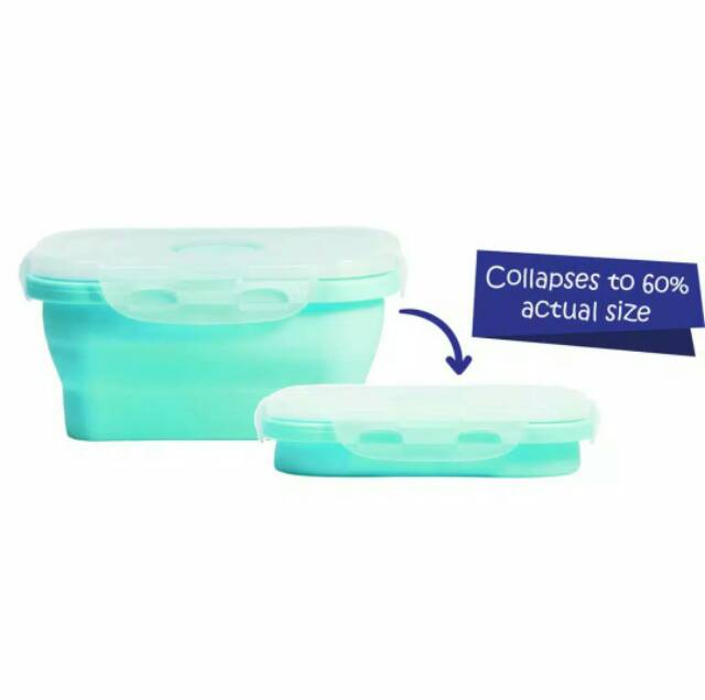 BABY SAFE COLLAPSIBLE FOOD CONTAINER SC01P(PINK) / SC01T(TOSCA) JEFF BABYSHOP