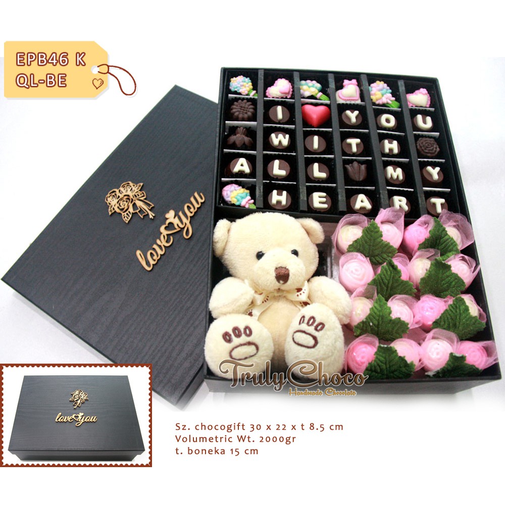 

Trulychoco - Paket kado coklat dan boneka
