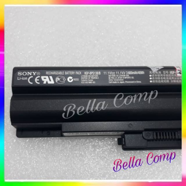 Baterai Battery Batre Laptop Sony VGP-BPS13 VGP-BPS13B BPS13A VGP-BPS21 ORIGINAL