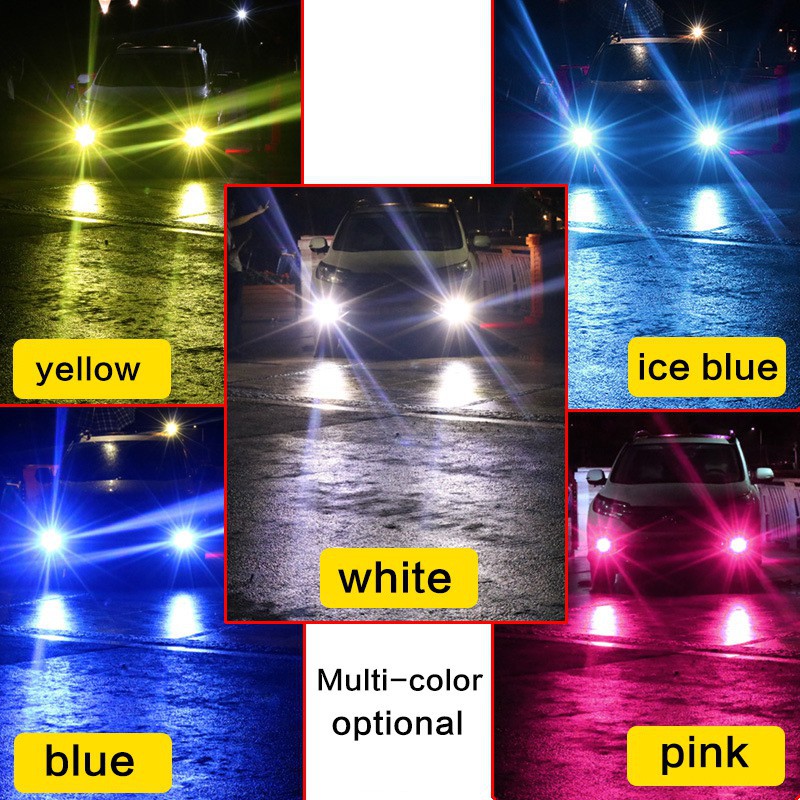 1 Buah Bohlam Lampu Kabut Led H1 Cob Untuk Lampu Depan Sepeda Motor