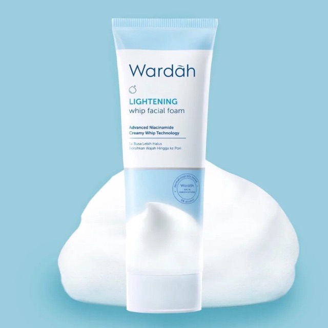 ✿ELYSABETHME✿ 🅆 🄰 🅁 🄳 🄰 🄷 Wardah lightening whip facial foam sabun pembersih wajah muka remaja dan dewasa skin care halal