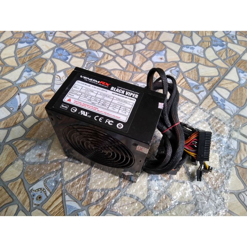 PSU power supply pure venom RX Black viper LED 400 Watt