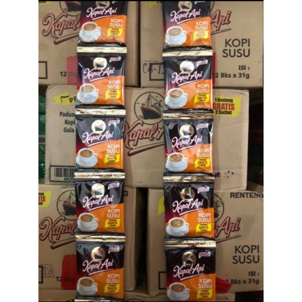 kopi kapal api susu 1 dus