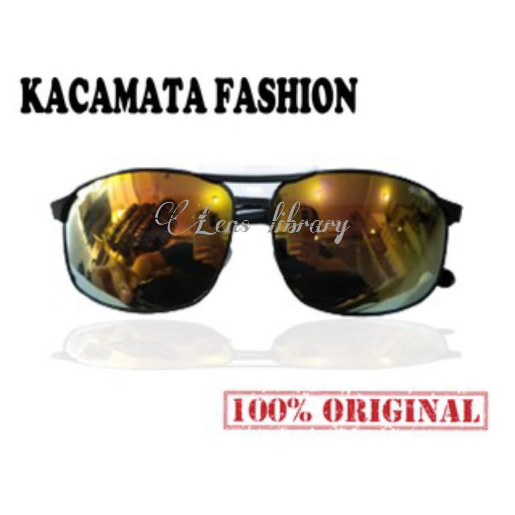 Kacamata fashion hitam lensa gelap /kacamata mirror /kacamata gelap wanita pria / kacamata simple / 