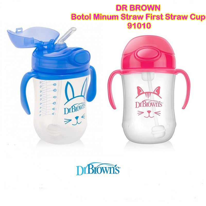 BOTOL MINUM DR BROWN STRAW FIRST STRAW CUP 91010 270ML