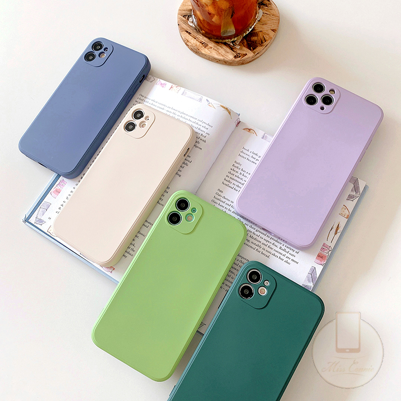 iPhone 11 12 Pro Max Macaron Candy Color Tpu Soft Case For iPhone 6 6s 7 8 Plus iPhone X XS MAX XR SE 2020 Camera Protector Case