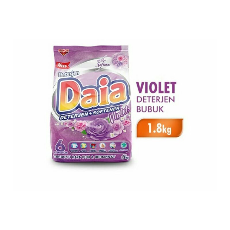 Daia Detergent Bubuk Violet Passion1.7Kg