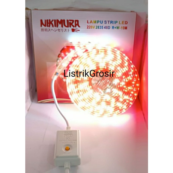 Led Strip Led Selang Merah Putih Outdoor SMD  Led Hias Agustusan RGB / MERAH PUTIH