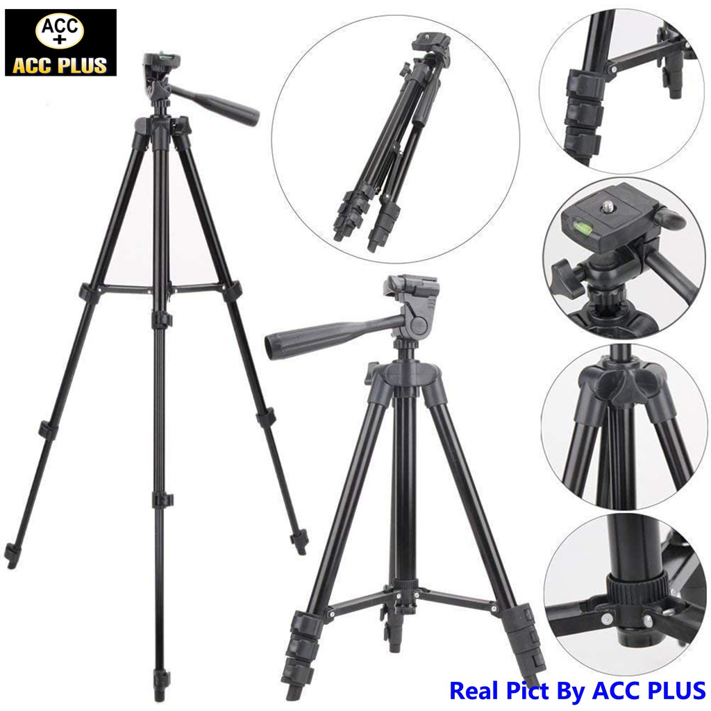 TRIPOD HANDPHONE HOLDER U 3120A / TRIPOD KAMERA KAKI STABILIZER 1 METER HIGH QUALITY