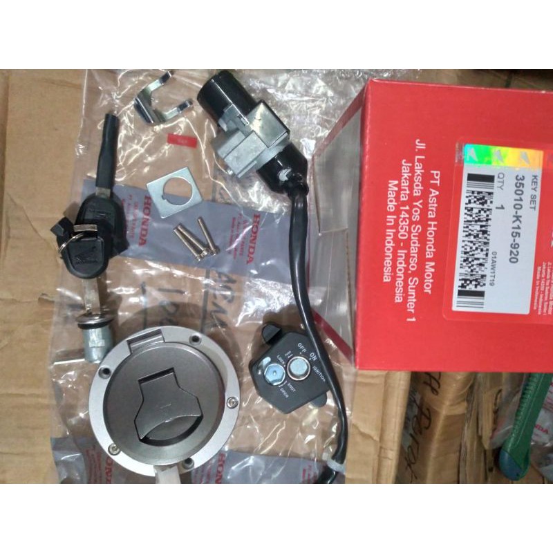 KUNCI KONTAK CB150R NEW CB150R STREET KOMPLIT DAN TUTUP TANGKI 2016 CB150R LED