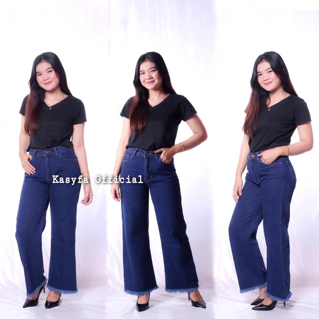 KULOT JEANS RAWIS WANITA TEBAL (PREMIUM)