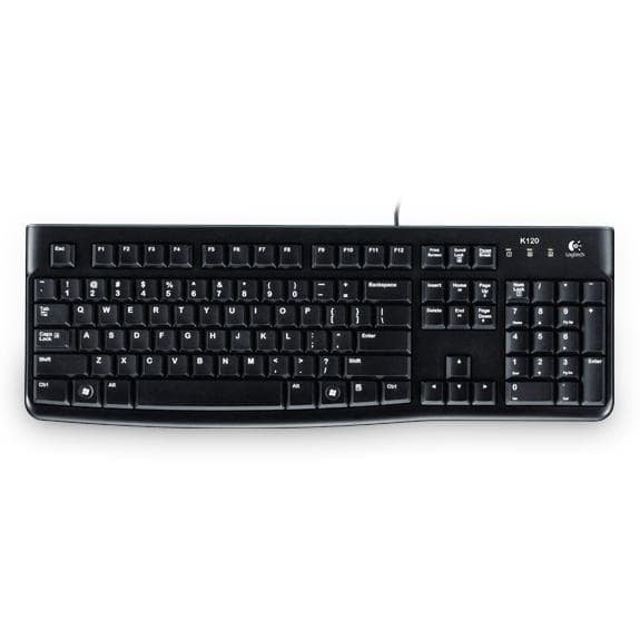 Keyboard Logitech Classic keyboard K120 Black USB