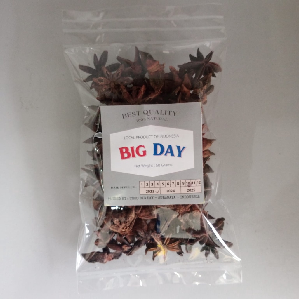 

PEKAK/STAR ANISEEDS/BUNGA LAWANG 50GR