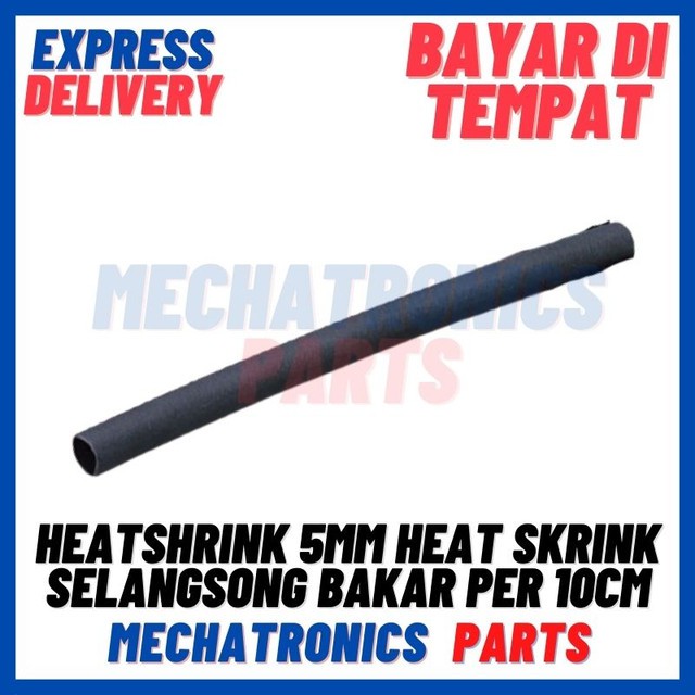 [DEV-0058] HEATSHRINK 5MM HEAT SKRINK SELANGSONG BAKAR PER 10CM