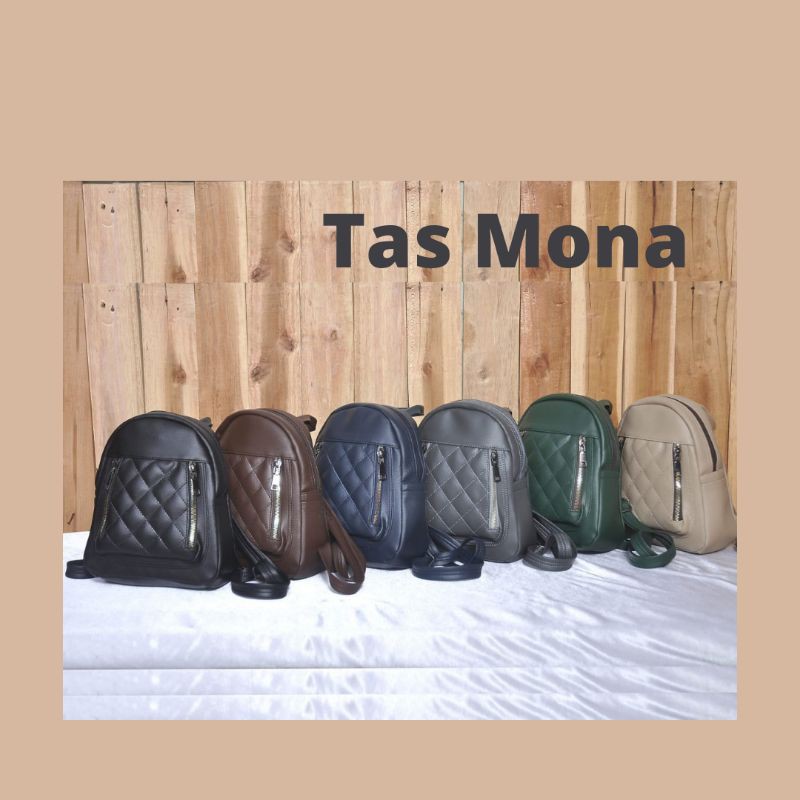 Tas mona, Tas Ransel Mona, Tas Ransel kecil, Tas wanita, Tas Wanita Berpergian, Tas Piknik