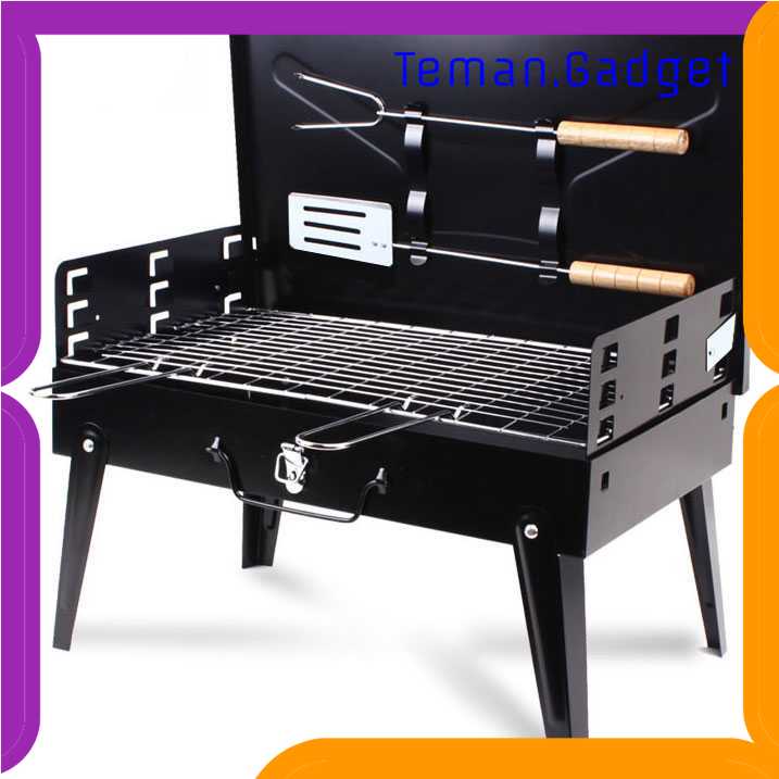 TG-IDI Alat Panggang Arang BBQ Outdoor Grill Stove Foldable - HWSK77