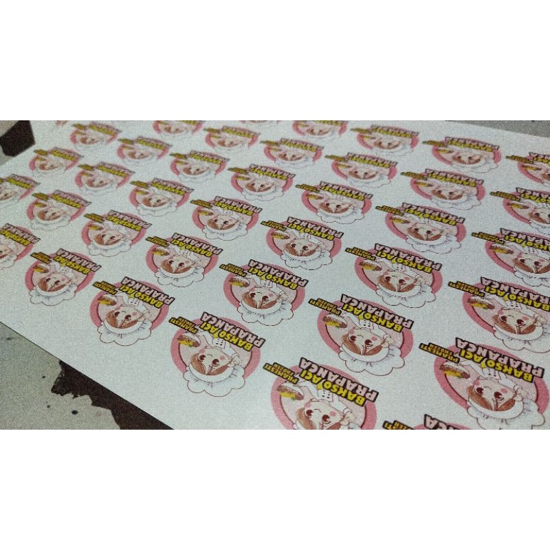 

Stiker Miror Cocok Label Produk Apapun Ukuran 4x6cm