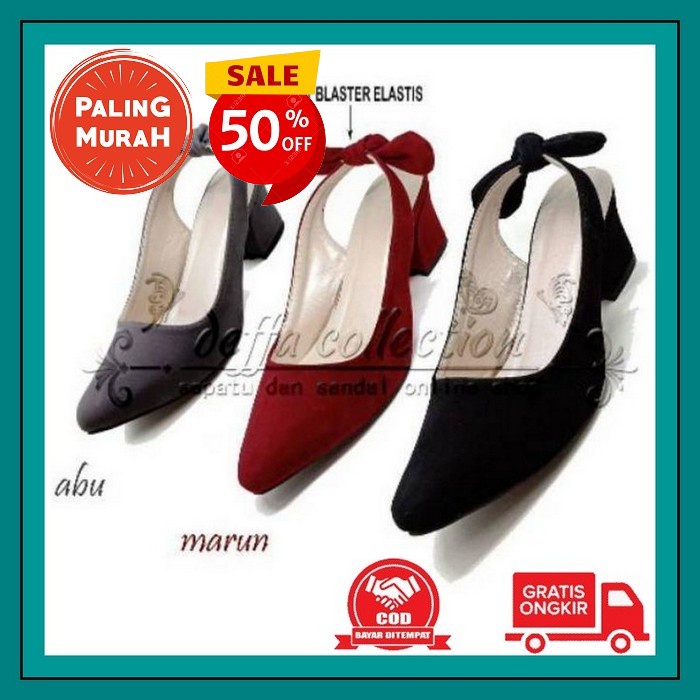 Bucherri Vicari Nude / Sepatu Wanita / High Heals Xa148 Sn265 - H Sa399 Dhl Htm - Hitam, 36 Heels Ha