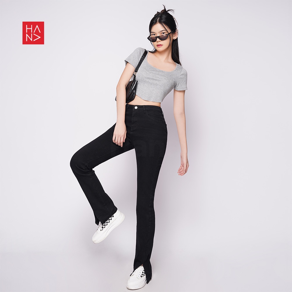 HanaFashion JKT - Joana Long Jeans Pants Celana Jeans Wanita - JLP038