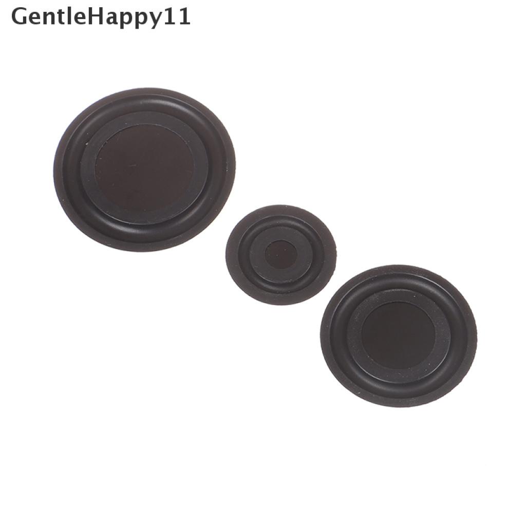 Gentlehappy 2Pcs Plat Membran Getar Pasif Bahan Karet Ukuran 30MM 40MM 50MM Untuk Radiator Bass