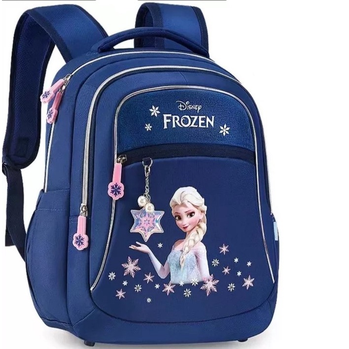 Tas Gendong Ransel Anak Sekolah Printing Motif Karakter Frozen Ransel Gadis Wanita