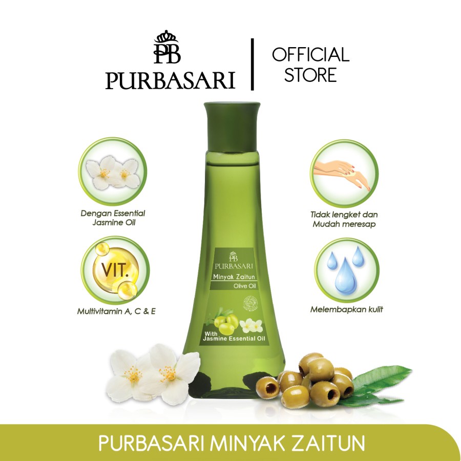 [ PURBASARI ] MINYAK ZAITUN OLIVE OIL 150 ML