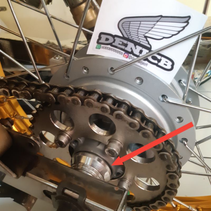 Bos Boshing Aluminium CNC PNP Tromol Rx king Tutup kampas megapro Arm kaze