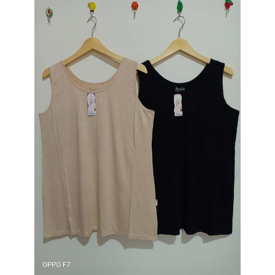 Miranda TankTop Rayon Grade A  Adem Nyaman Tali Lebar Size L - XXL