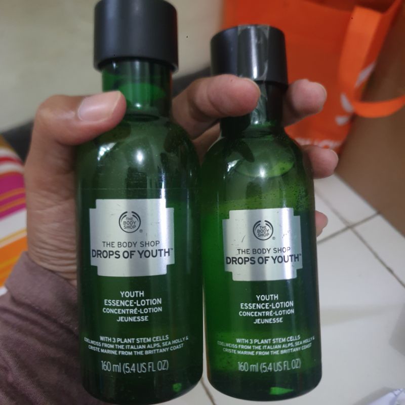 the body shop drop of youth essence lotion