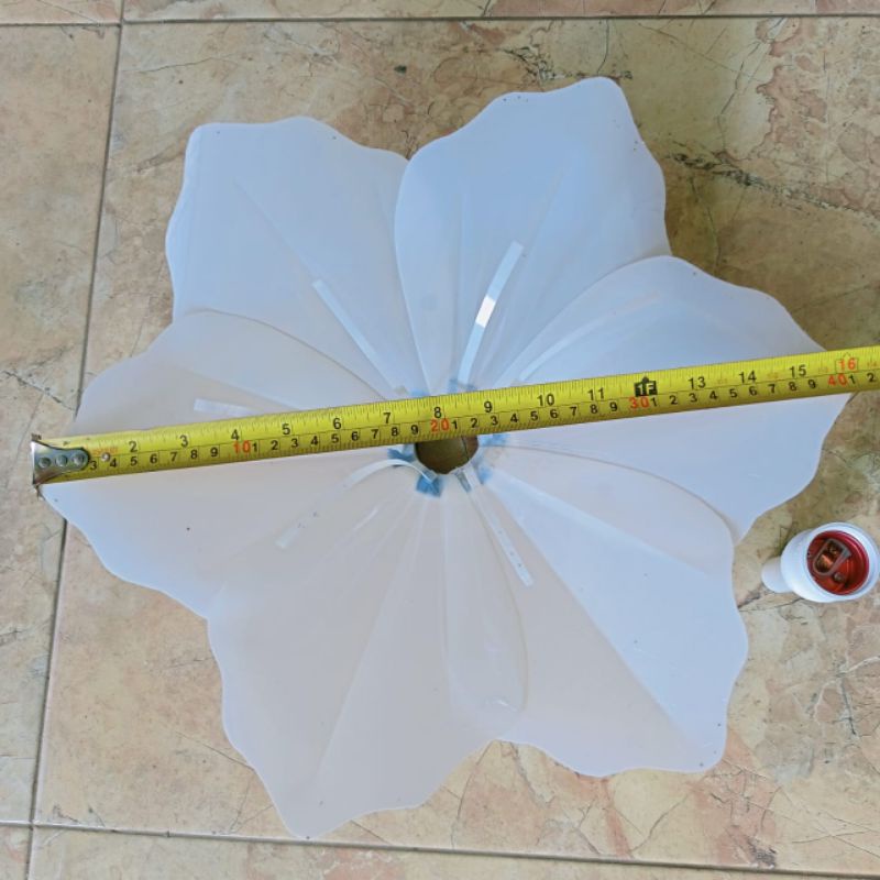 KAP / KELOPAK LAMPU DEKORASI PIPA ELASTIS