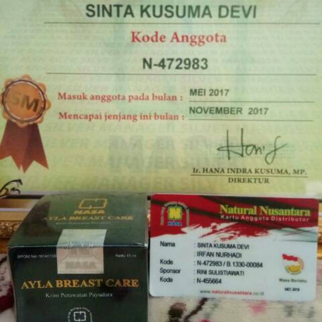 (COD)pengencang Payudara /Pembesar Payudara AYLA BREAST CARE /ORIGINAL PRODUK PT NASA